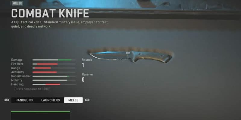 knife kills modern warfare 2