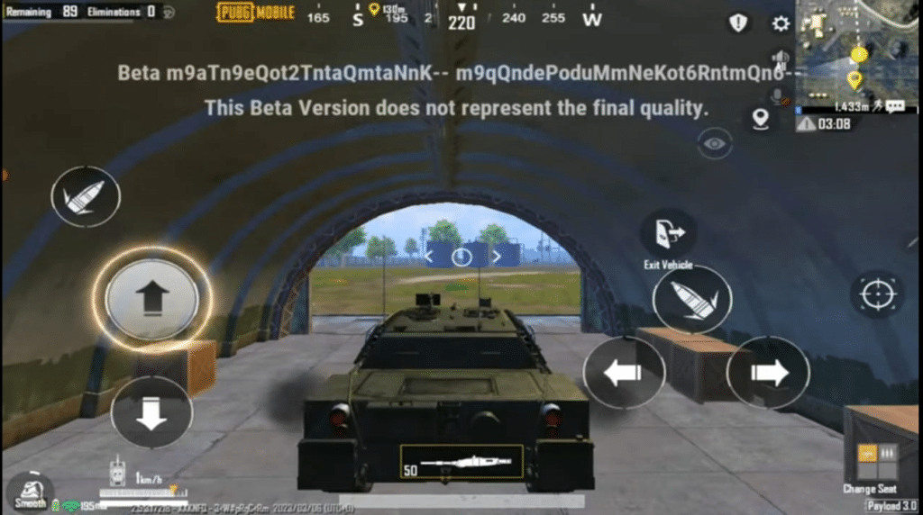 Pubg mobile game-in Screenshot; Pubg Mobile Tank  Military Base Bunker Location