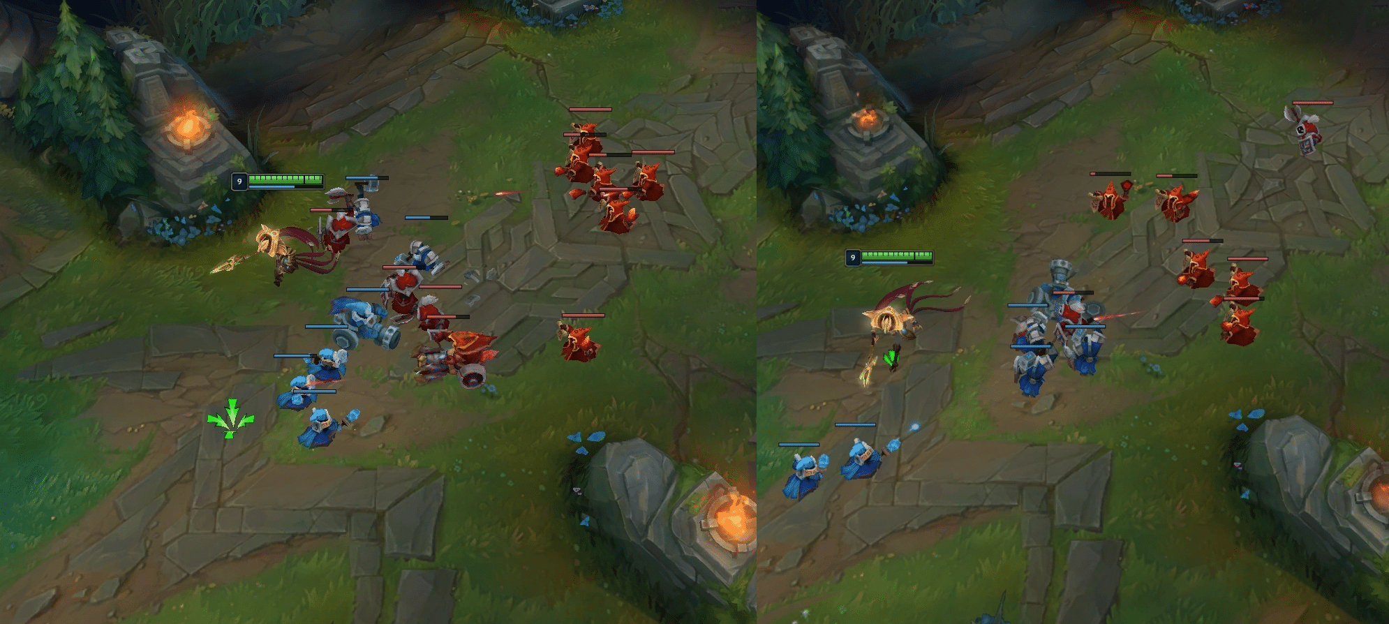 Lane manipulation Controlling the Wave in League of Legends