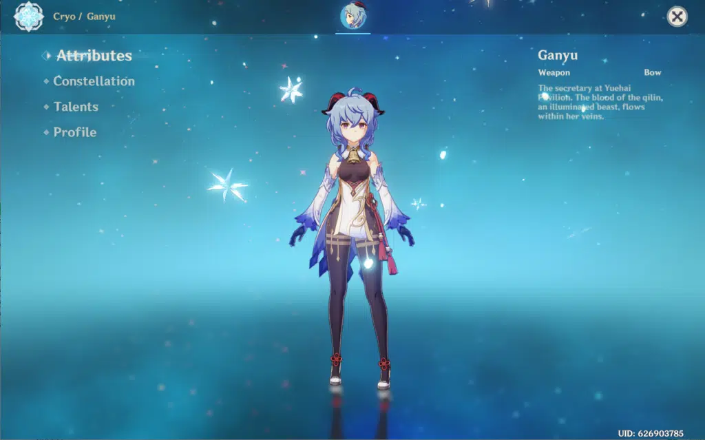 Genshin Impact Best Ganyu SubDPS Build