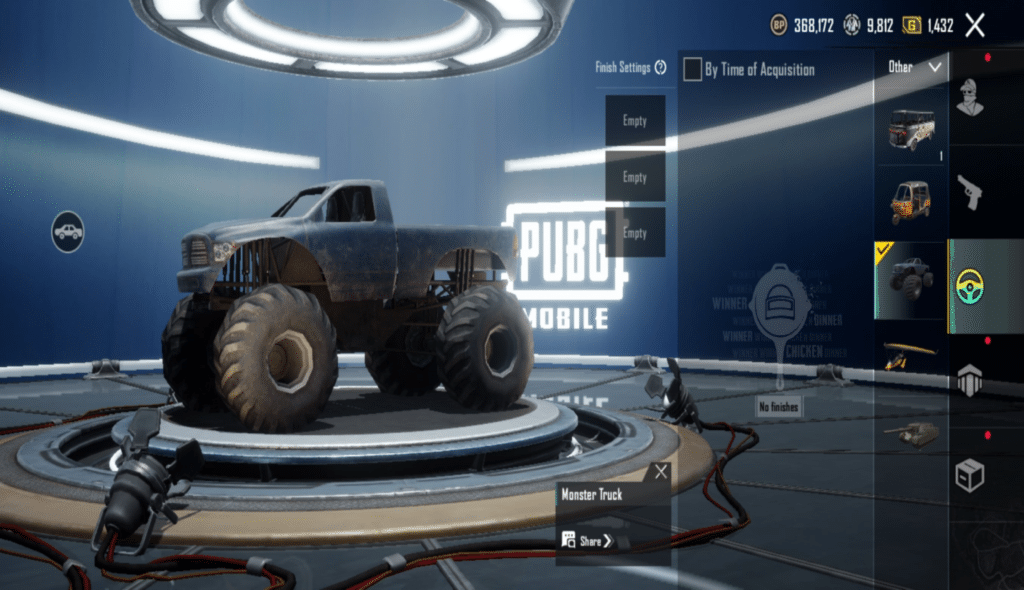 PUBG mobile livik speical Monster Truck