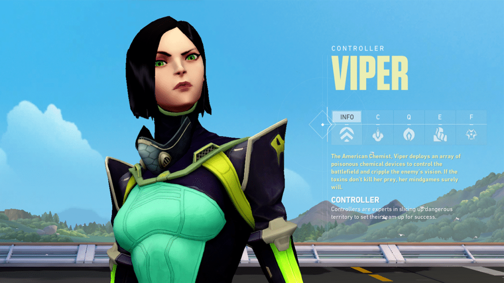 Viper at Agent Select