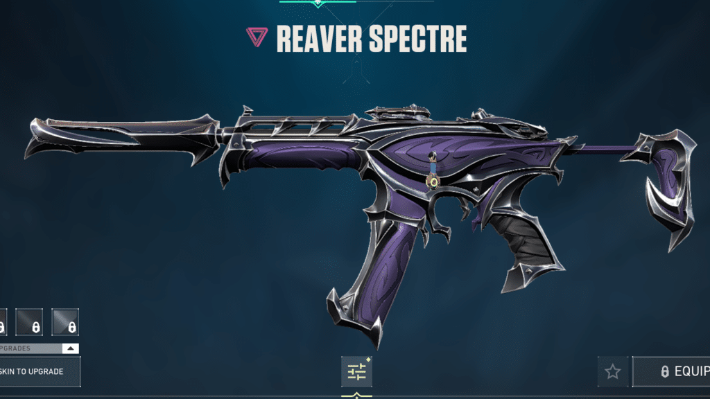 Reaver spectre skin for Valorant spectre
