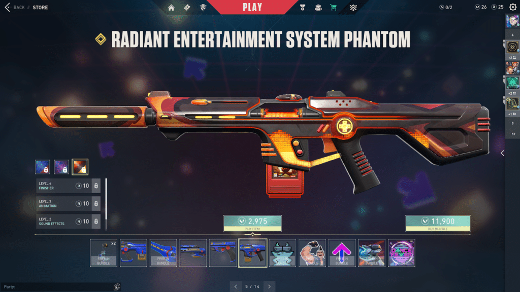 Valorant - Radiant Entertainment System Bundle (Patch 6.08)