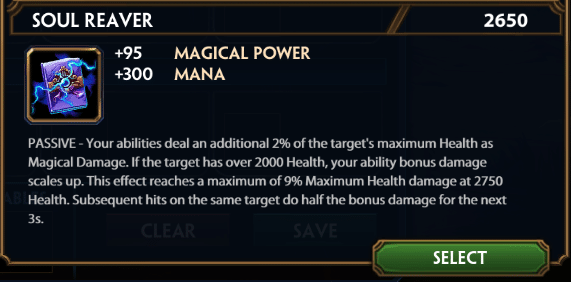 Smite Magical Power Builds Soul Reaver
