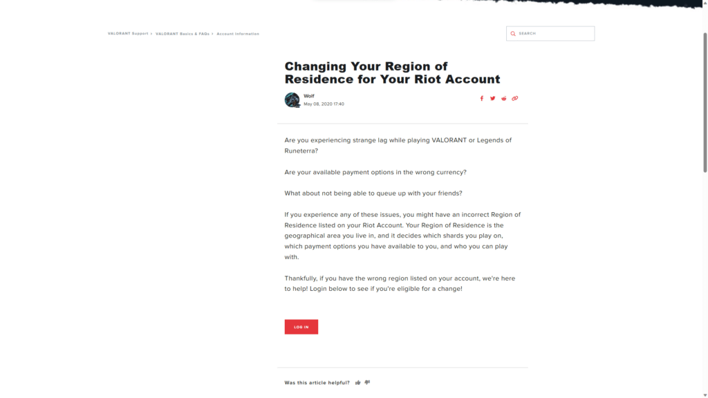 Managing Your Riot Account – VALORANT Support