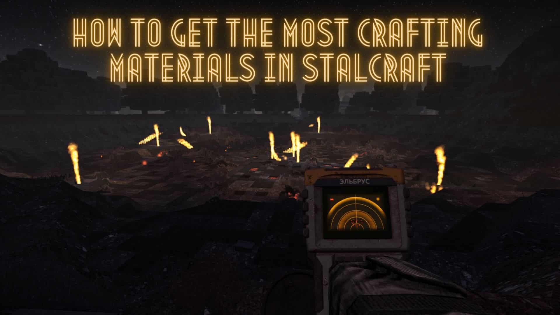 Crafting Materials in Stalcraft