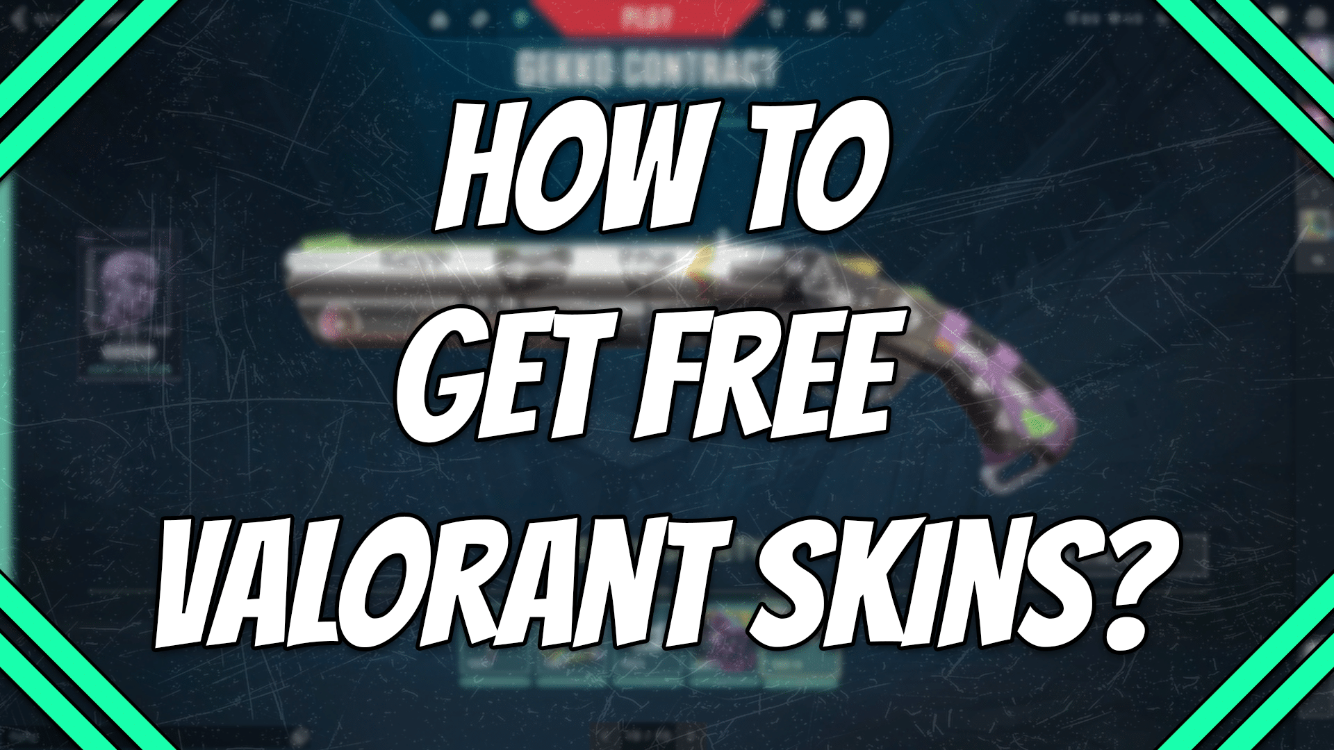 How to get free valorant skins title card