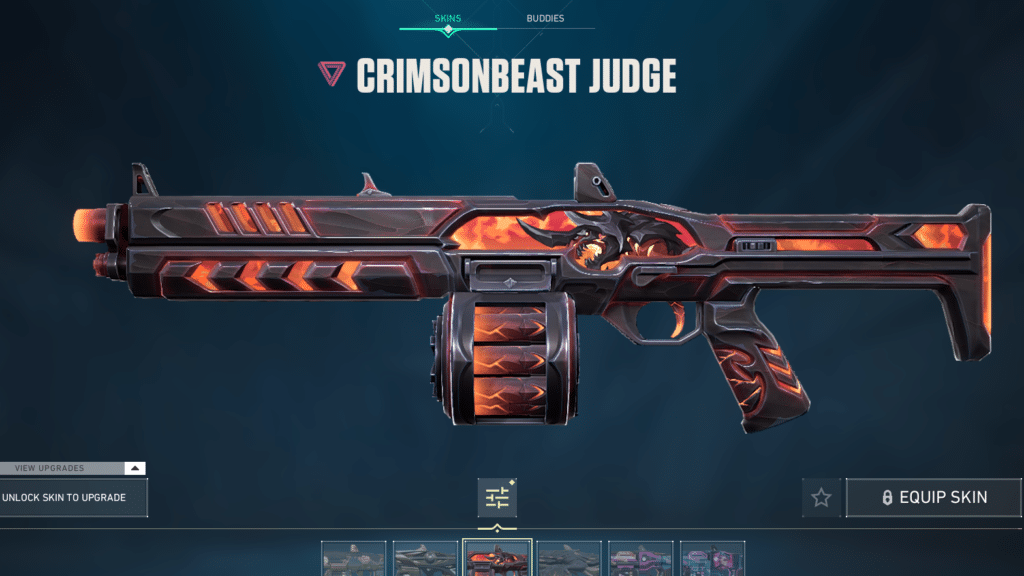 Crimsonbeast Judge Skin for Valorant Judge