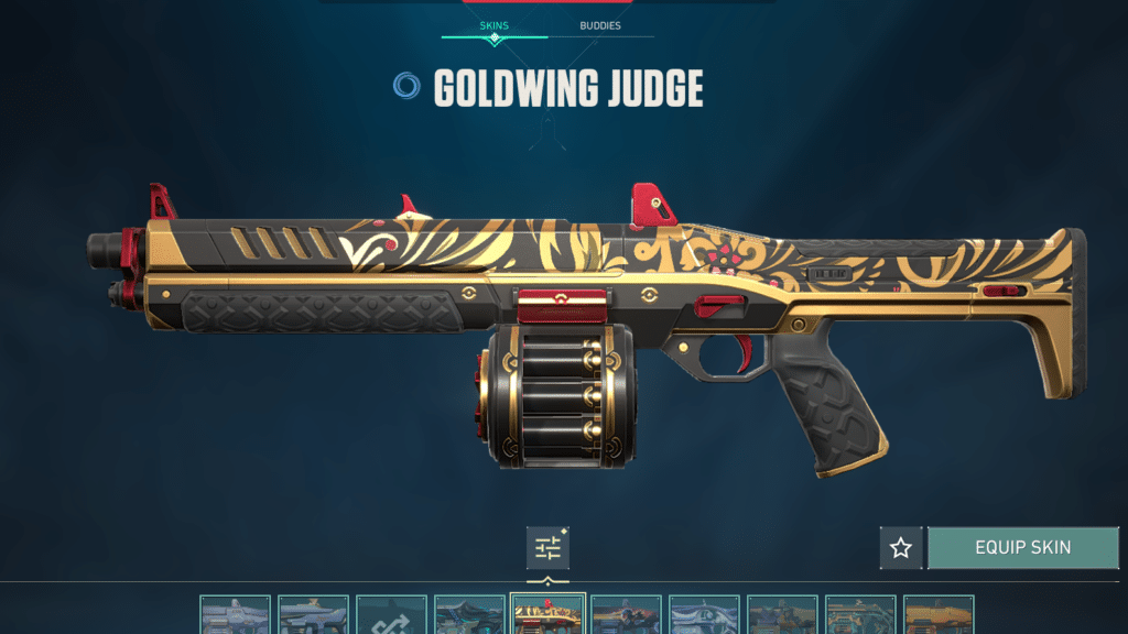 Goldwing Judge Skin for Valorant Judge