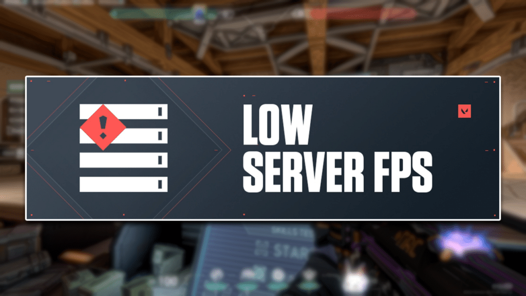 Low Server FPS Valorant instability indicator icon