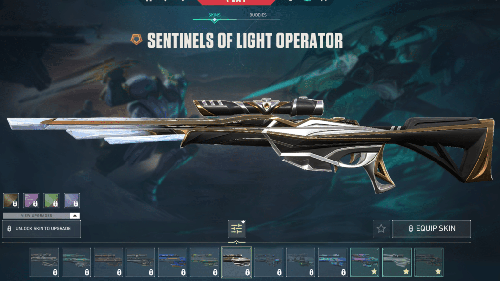 Sentinels of Light Operator skin for Operator Valorant