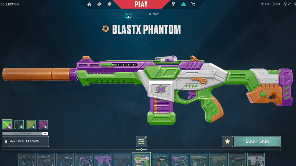 BlastX Phantom skin for Valorant Phantom
