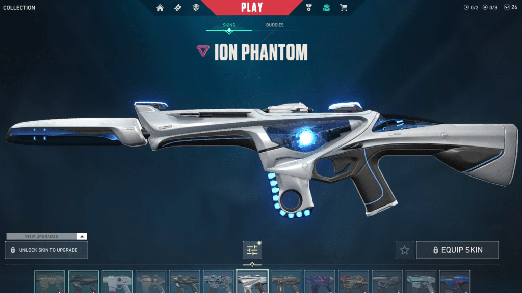 Ion Phantom skin for Valorant Phantom