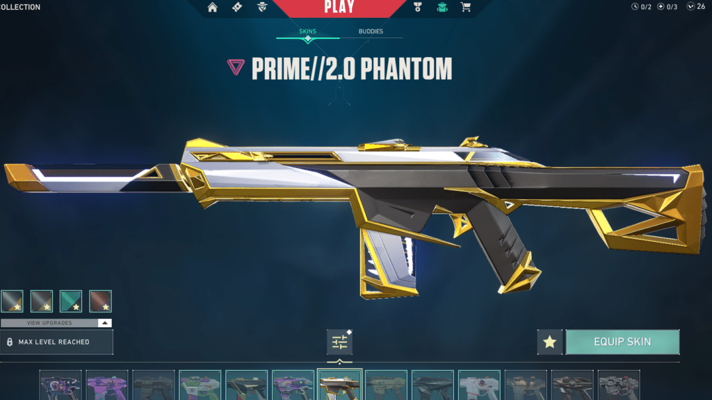 Prime//2.0 Phantom skin for Valorant Phantom