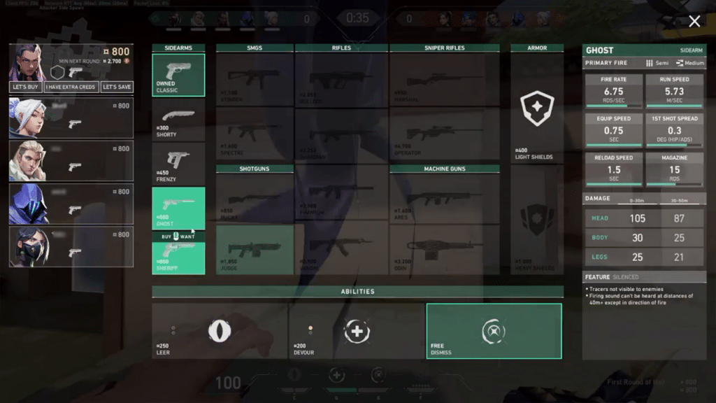 The Best Pistol Round Buys for Every Valorant Agent
