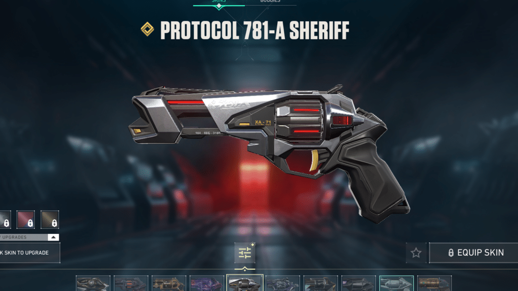 Protocol 781-A Sheriff Skin for Valorant Sheriff