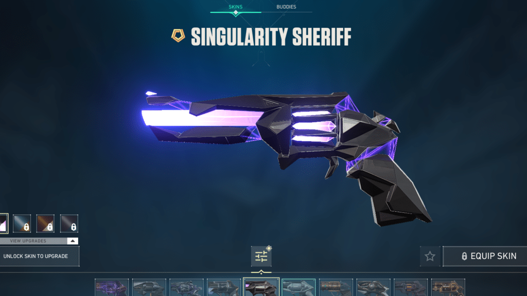 Singularity Sheriff Skin for Valorant Sheriff