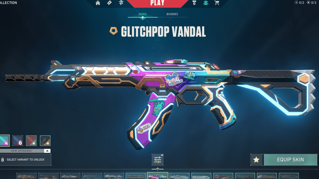 Glitchpop Vandal Skin for Valorant Vandal