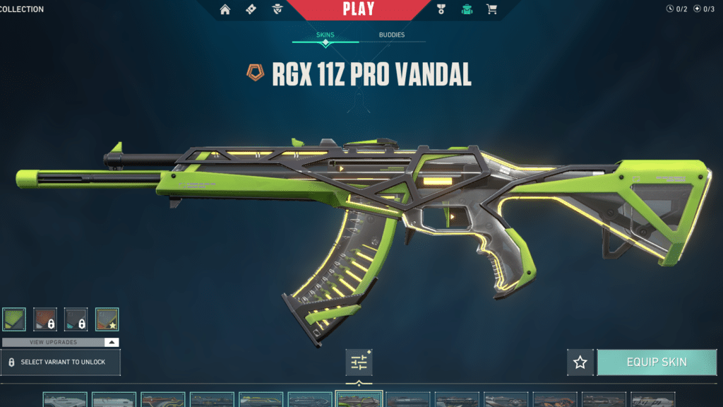 RGX 11Z Pro Vandal Skin for Valorant Vandal