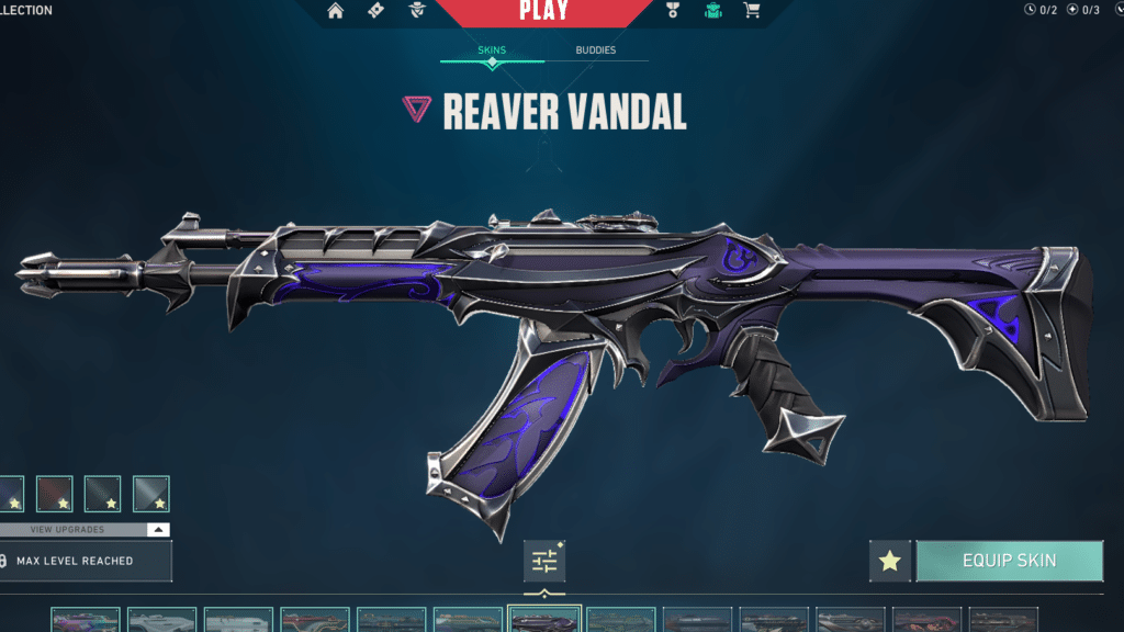 Reaver Vandal Skin for Valorant Vandal