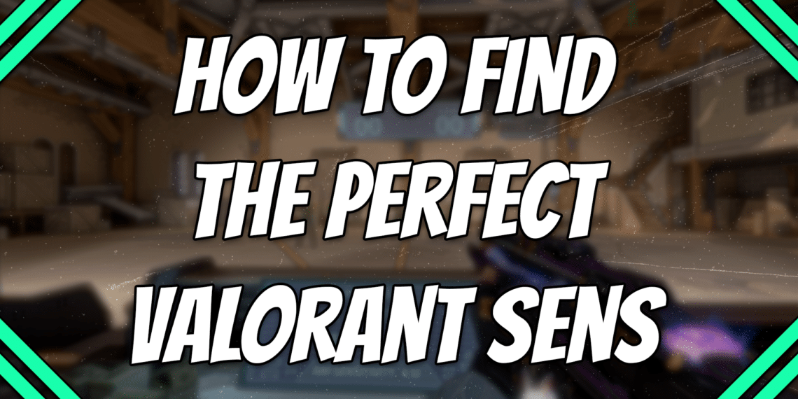 how to find the perfect Valorant sens title card