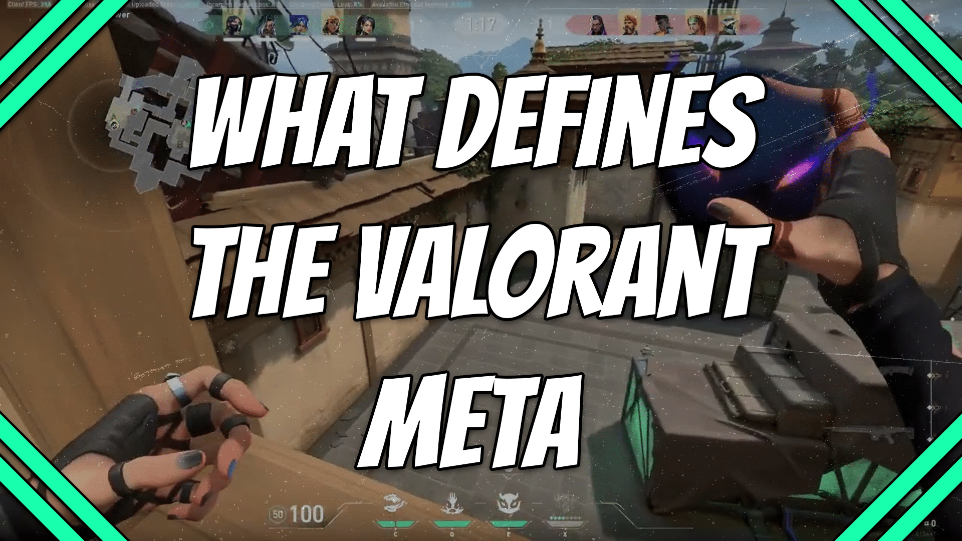 what defines the Valorant meta title card