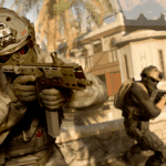 Call of Duty MW2 gunfight