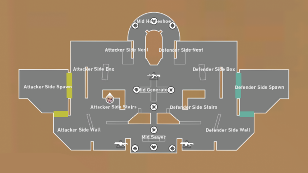 A photo showing the District minimap.