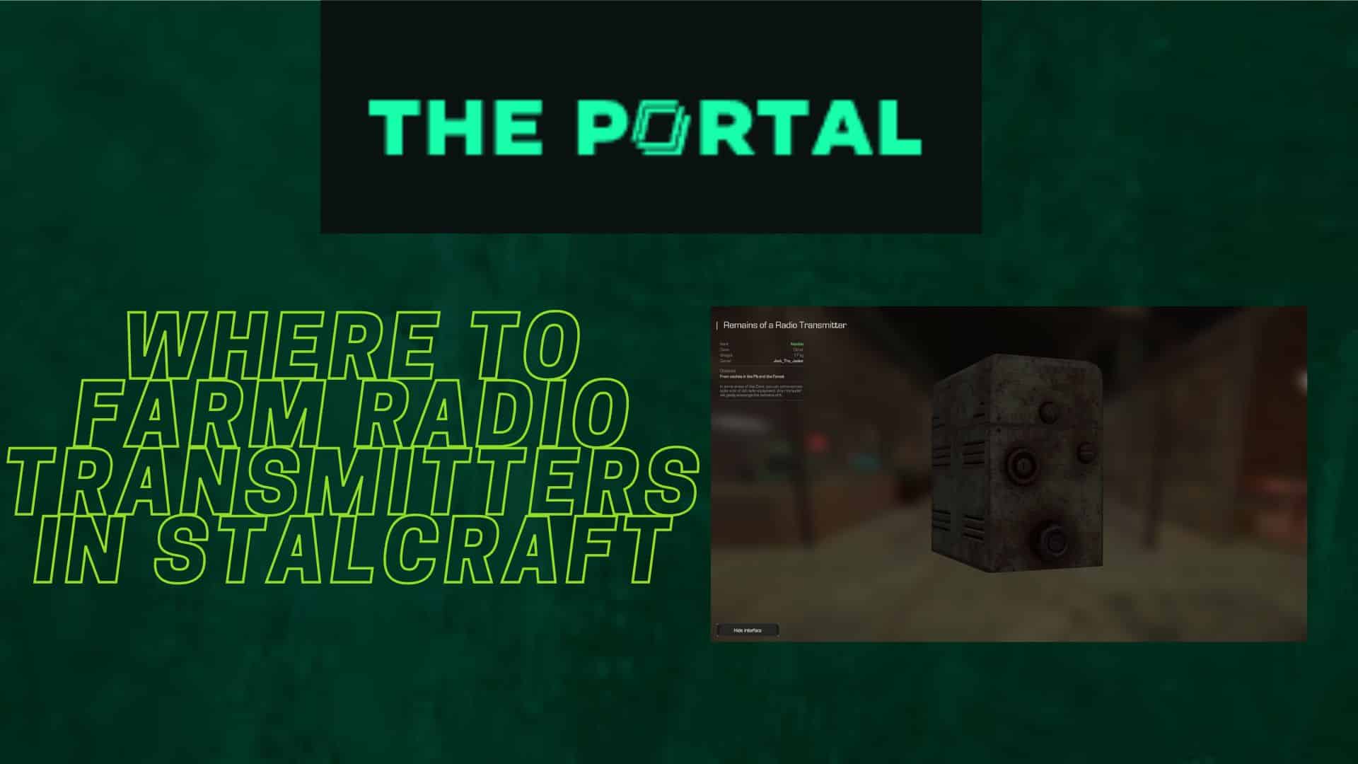 Radio Transmitters in Stalcraft