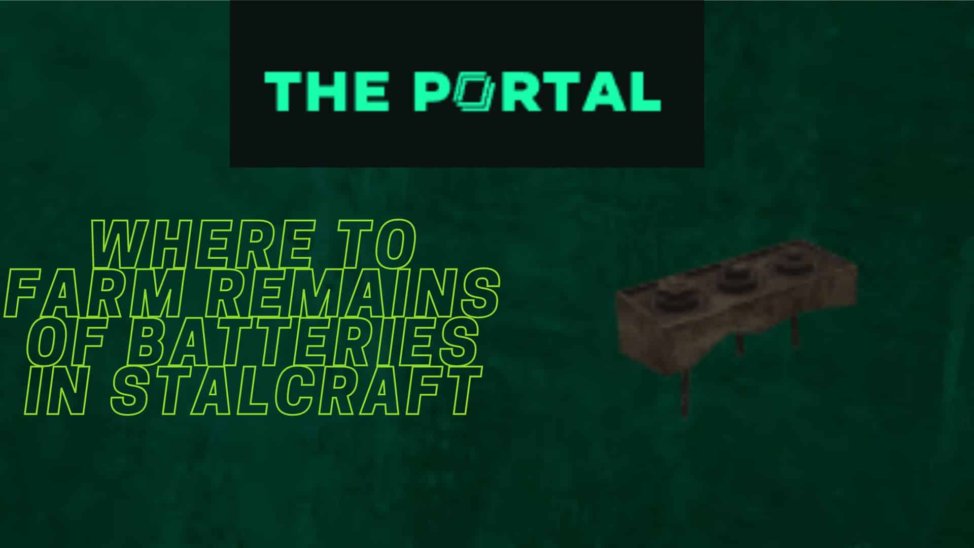 Remains of Batteries in Stalcraft