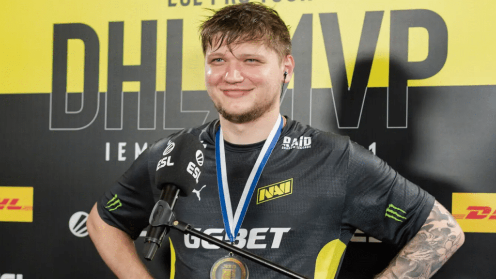 A photo of s1mple