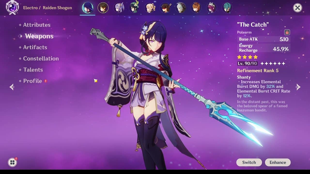 Get The Catch quickly in Genshin Impact