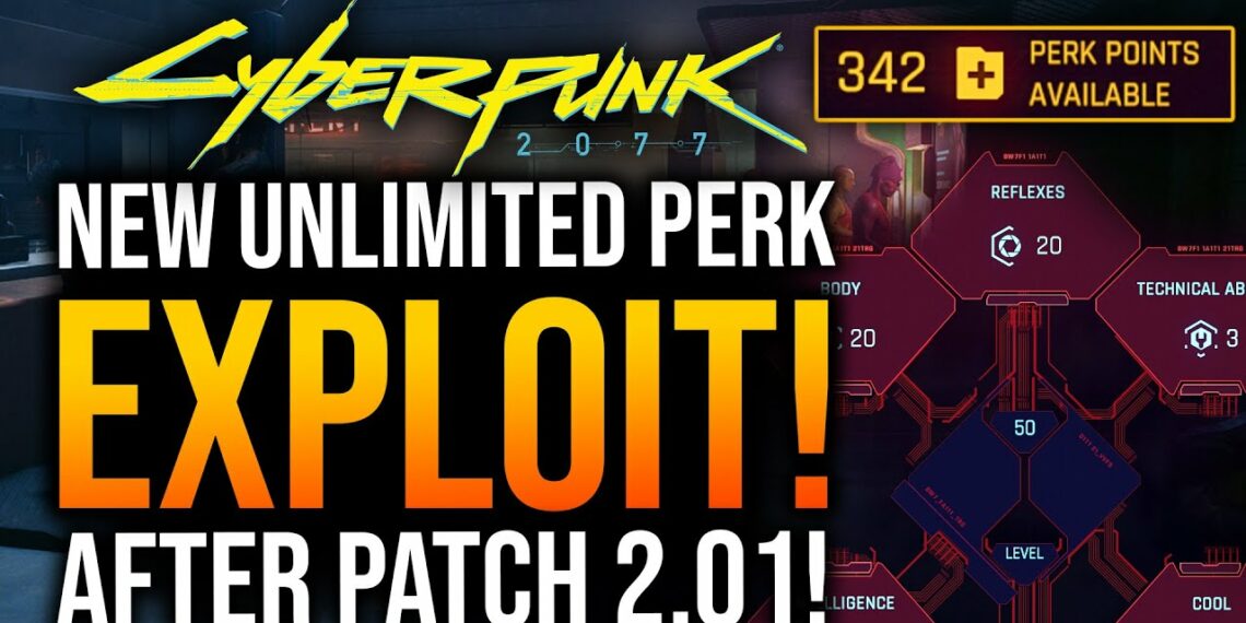 Glitch Unlimited: Cyberpunk 2077 - UNLIMITED PERK POINTS GLITCH in ...