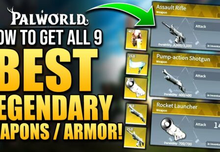 dpj palworld how to get all 9 best legendary weapons armor schematics 9 items guide tips tricks
