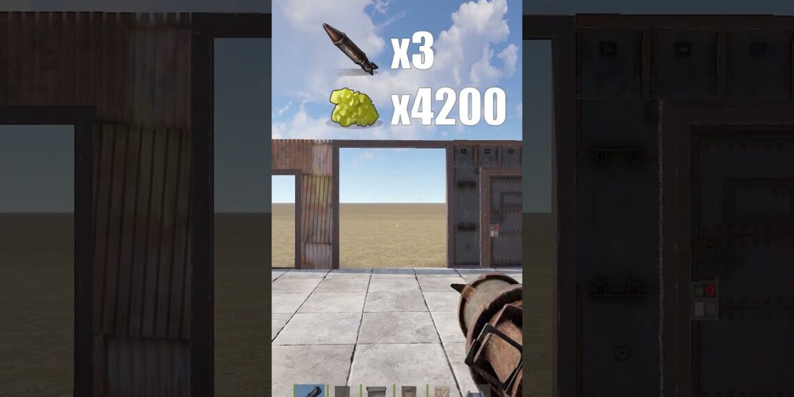 Explainable How Much Rockets For Each Door in Rust