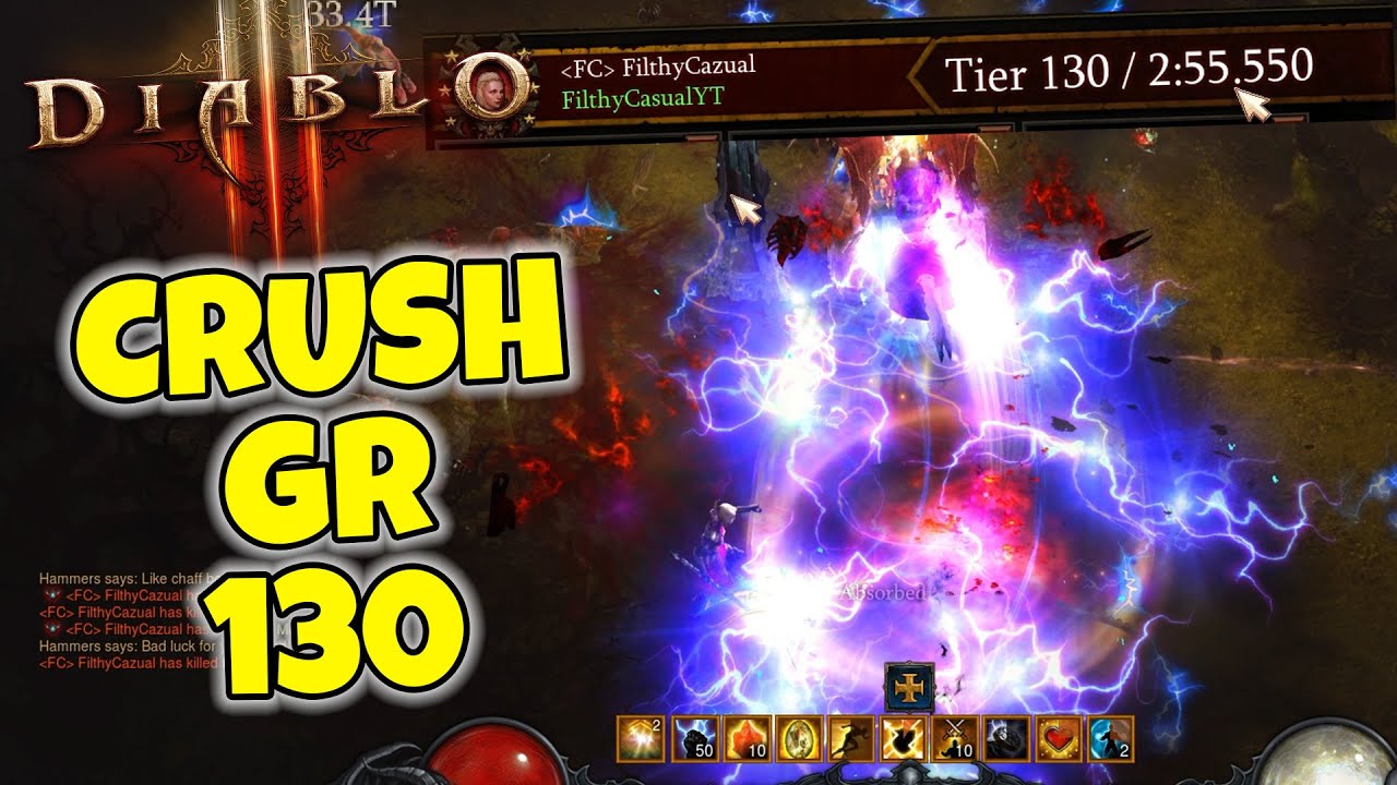Filthy Casual Crushing It in Diablo 3 Season 30 with CRUSHsader
