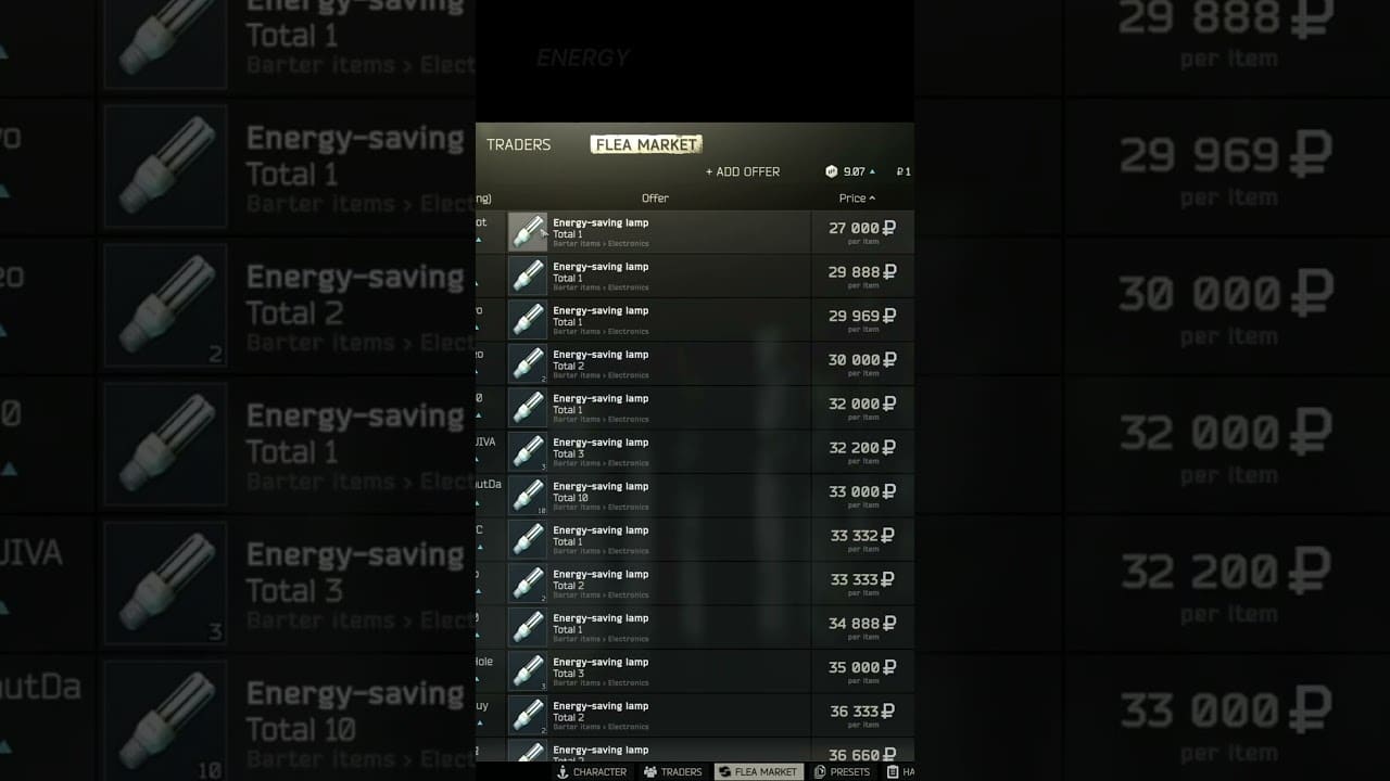 l3l Nova Escape from Tarkov Market Update January 23 2024