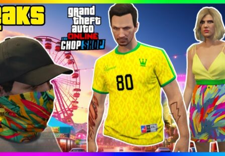 laazrgaming exploring the new carnival event football rare clothing outfits money gta 5 chop shop dlc gta online update