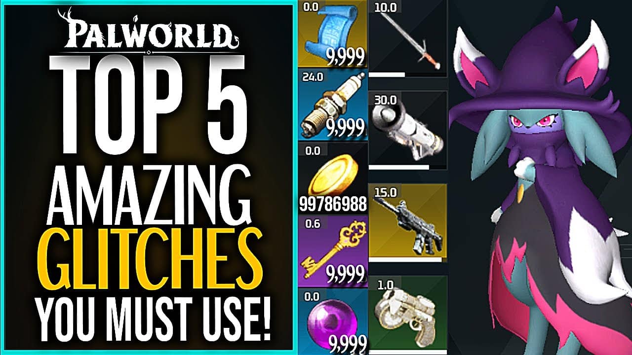 MillGaming: Palworld Top 5 Glitches You Must Try!