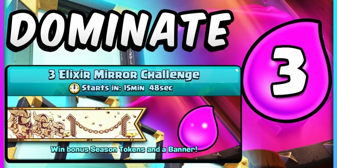 SirTagCR Clash Royale Mastering the 3 Elixir Mirror Challenge