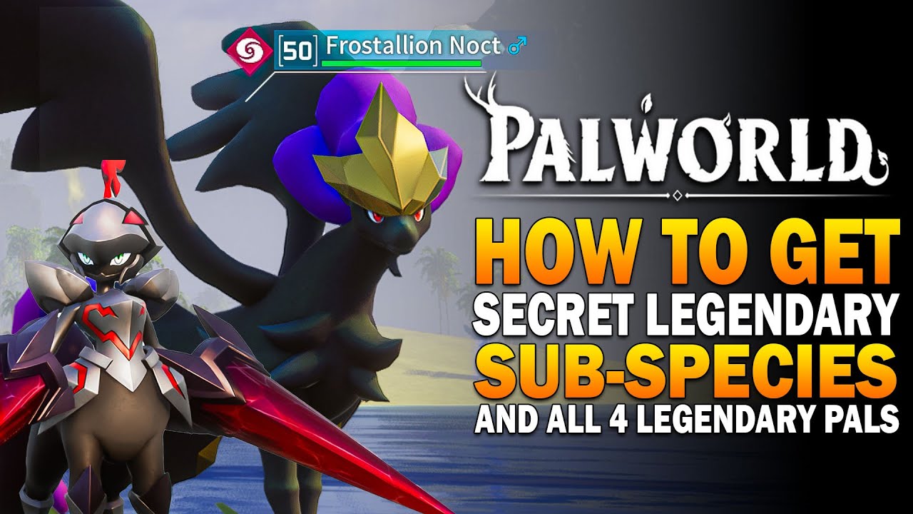 TagBackTV Palworld Secret Legendary SubSpecies! How To Get All 4