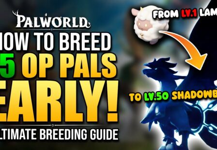dpj how to get 15 op pals early with breeding in palworld