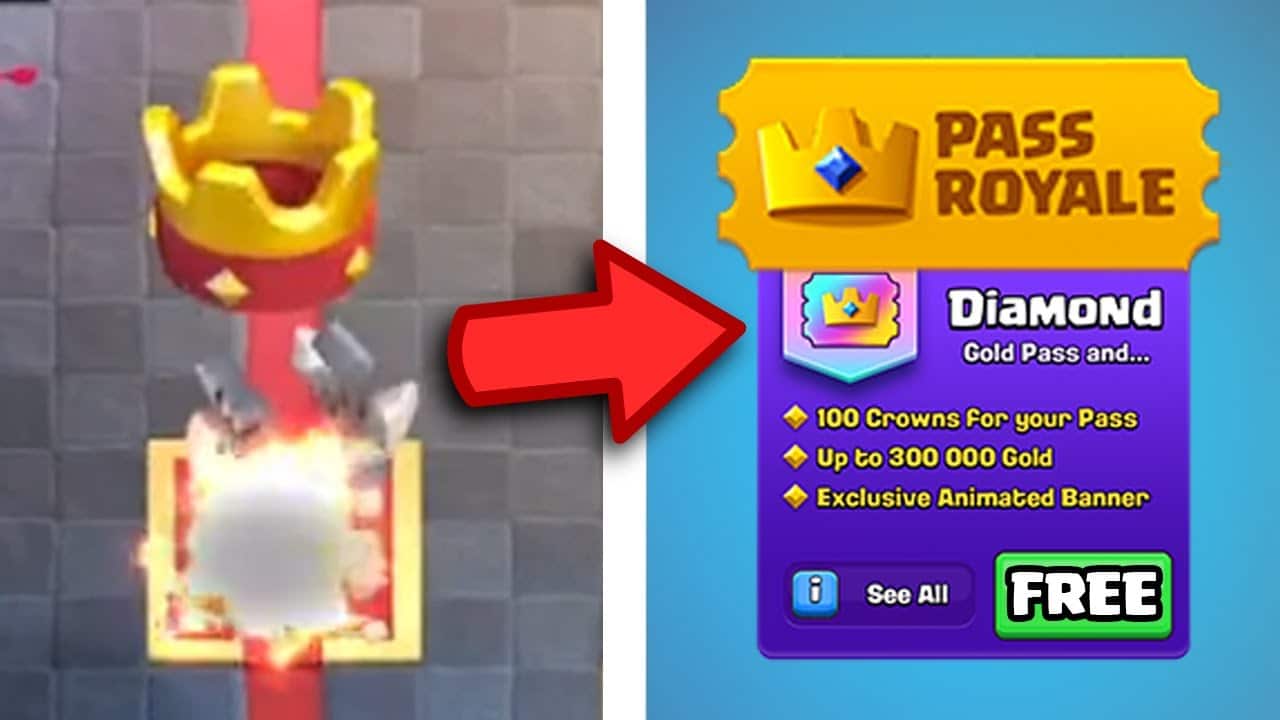 JuicyJ Clash Royale When I Lose, YOU Win a *FREE* Diamond Pass Royale