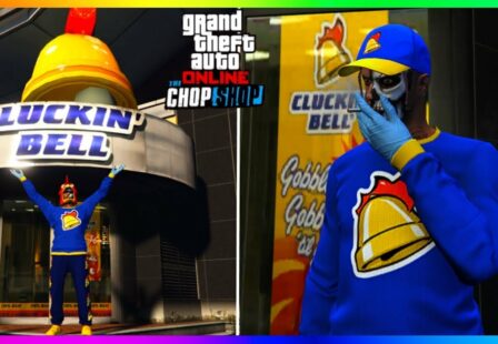 laazrgaming exploring the new cop heist cluckin bell outfit and interceptor police car in gta 5 chop shop dlc gta online update