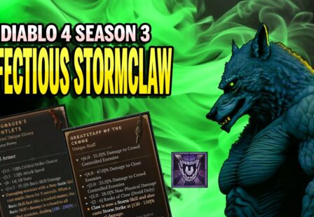 minmaxrpg infectious stormclaw druid build obliterates d4 season 3