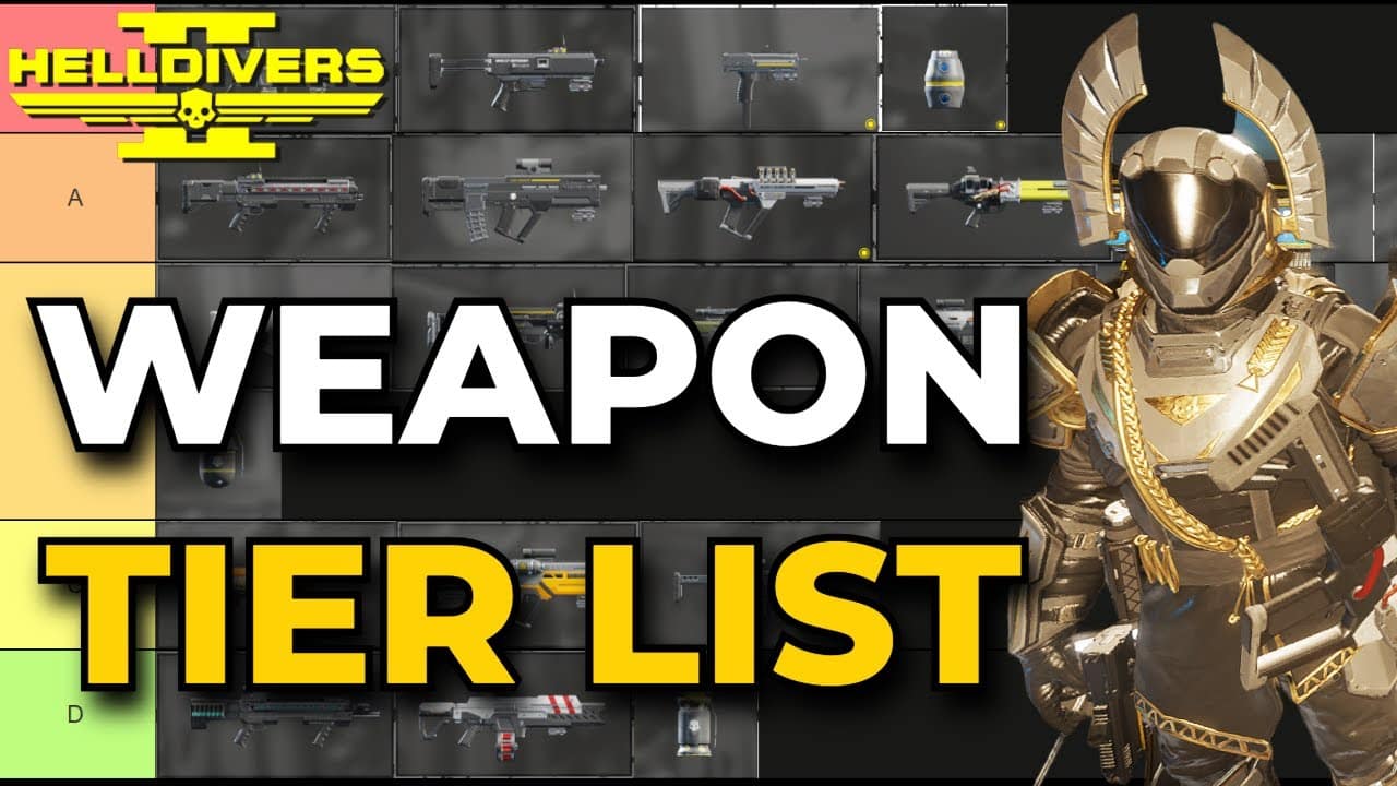 Nova Gaming A Comprehensive Best Weapons Tier List for Helldivers 2