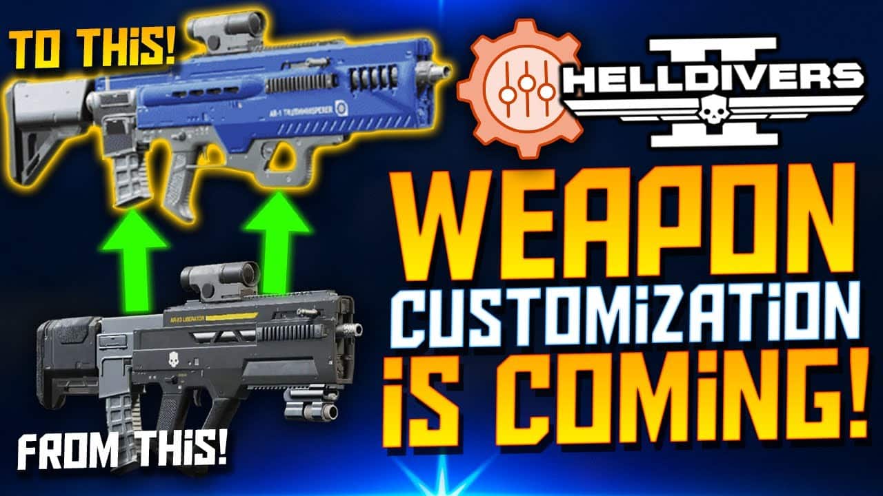 Dpj helldivers 2 weapon customization brand new weapon gameplay