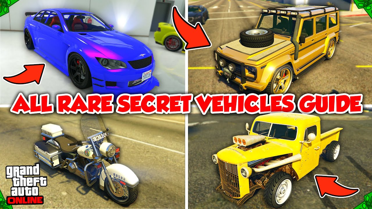 Fresh Gaming How to Get ALL RARE Cars in GTA 5 Online! (Secret