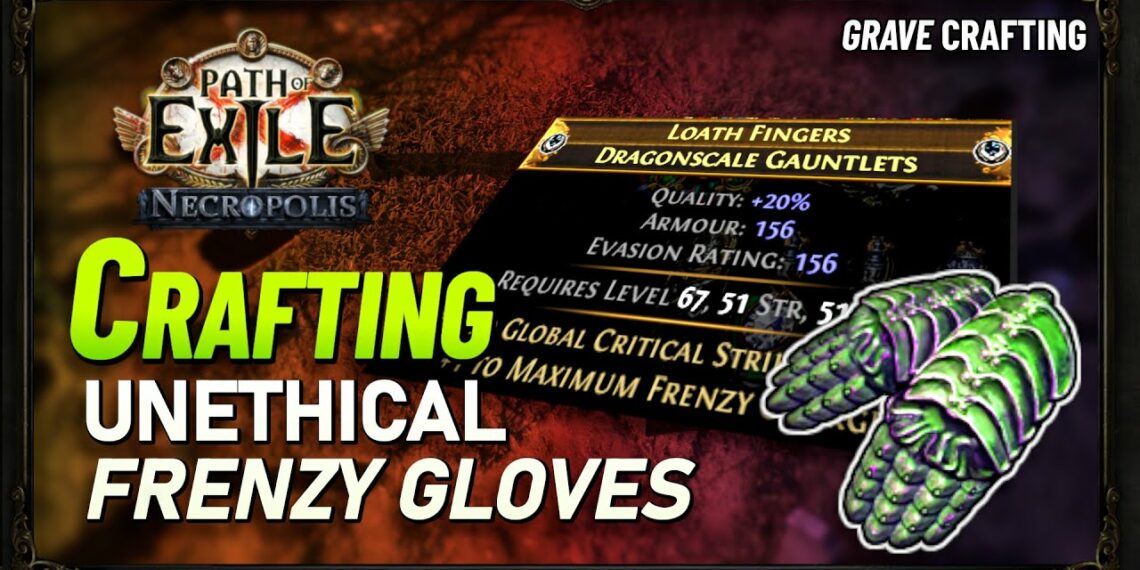 Lolcohol Crafting Double Fractured Frenzy Crit Multi Gloves in Path of